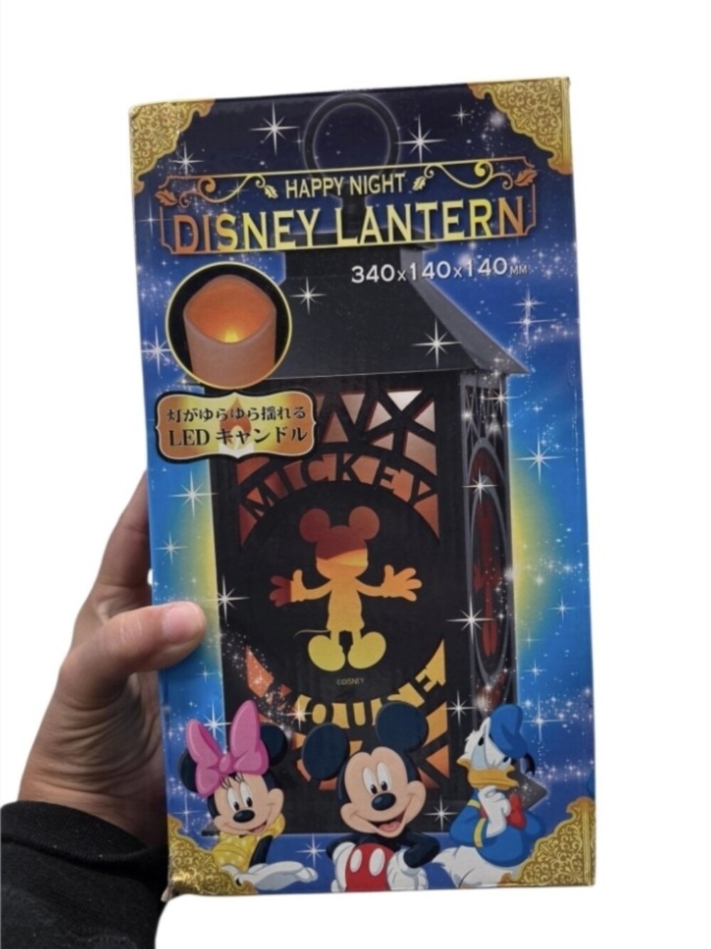 Disney Mickey & Friends Happy Night LED Lantern Black